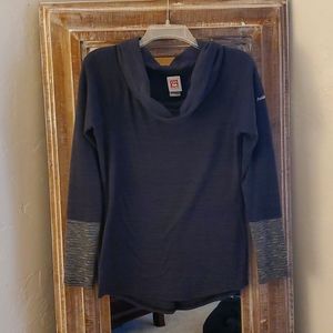 Avalanche grey cowl neck Long sleeve shirt